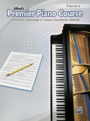 Premier Piano Course, Theory 6 - Piano - Book