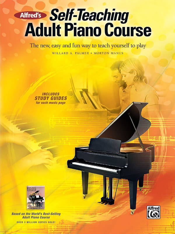 Alfred\'s Self-Teaching Adult Piano Course - Palmer/Manus - Piano - Book/Audio, Video Online