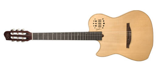 Multiac Left Nylon String Guitar with SA - Natural HG w/gig bag
