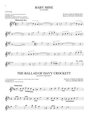 101 Disney Songs - Saxophone alto - Book