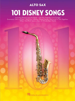 101 Disney Songs - Alto Sax - Book