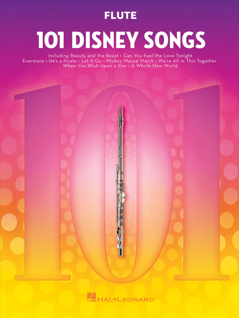 101 Disney Songs - Flute - Book