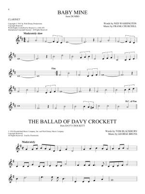 101 Disney Songs - Clarinet - Book