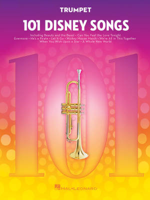 101 Disney Songs - Trumpet - Book