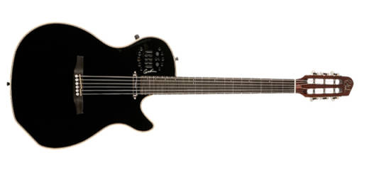Multiac Spectrum Steel Electro-Acoustic Guitar w/vbgac - Black HG