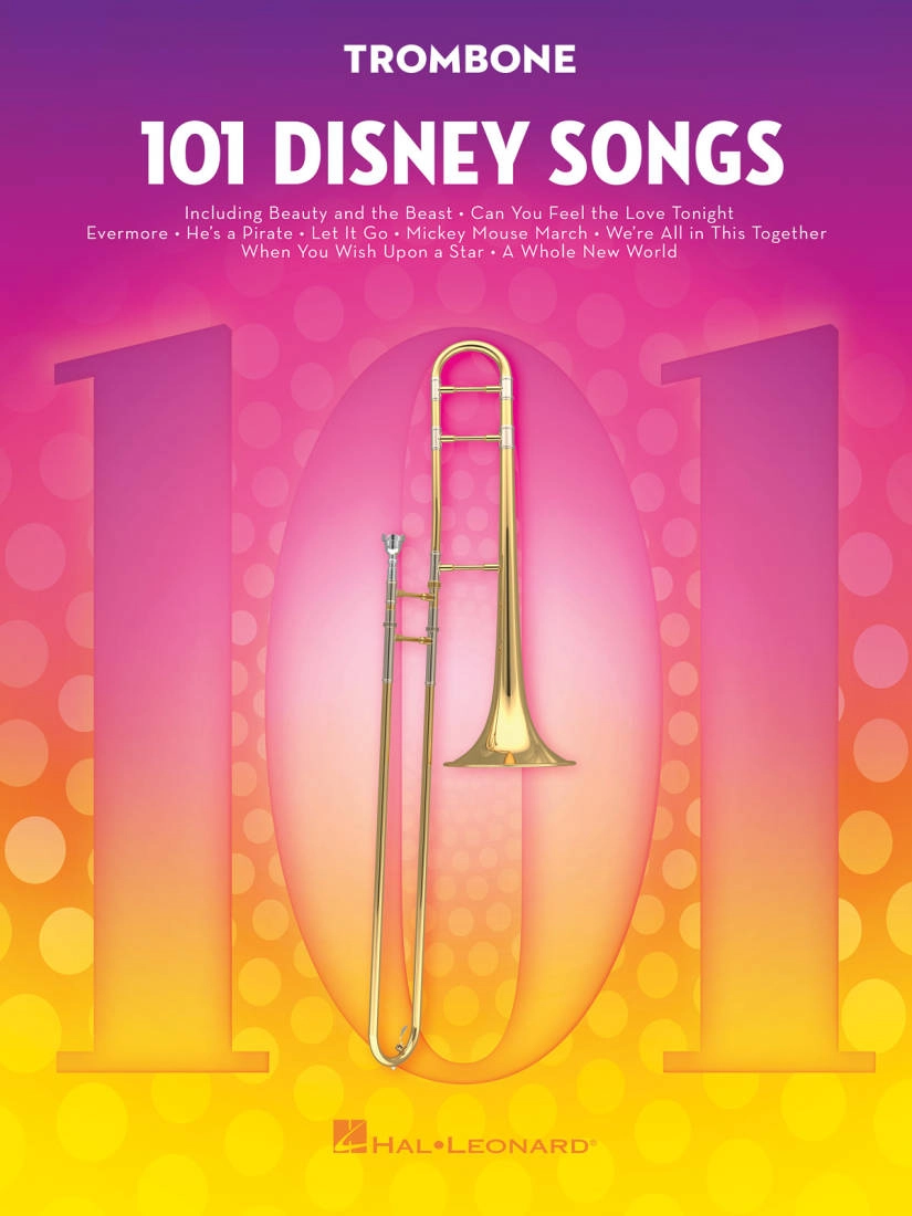 101 Disney Songs - Trombone - Book