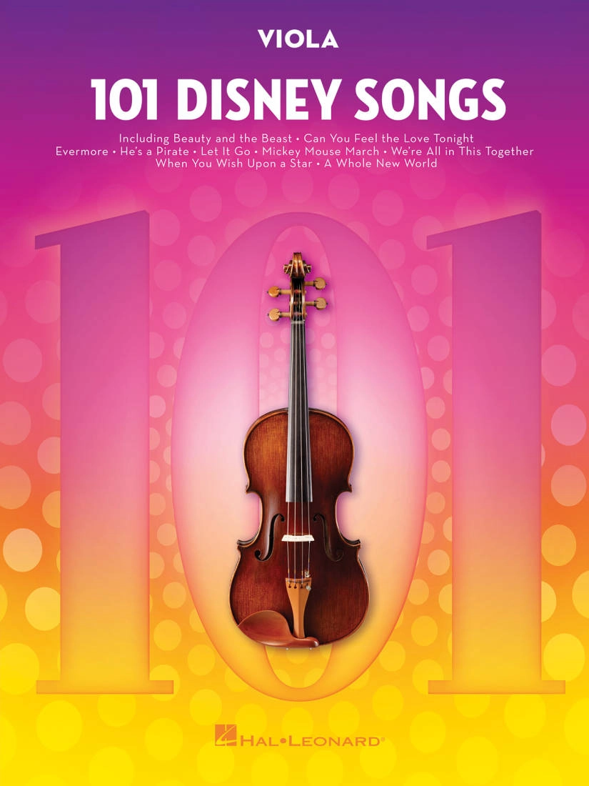 101 Disney Songs - Viola - Book