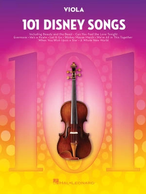 Hal Leonard - 101 Disney Songs - Viola - Book