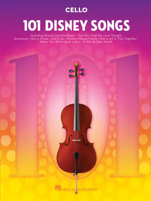 Hal Leonard - 101 Disney Songs - Cello - Book