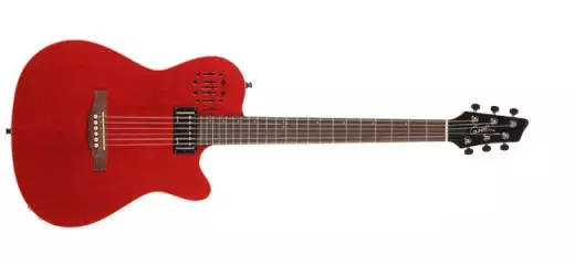 Electro-Acoustic Guitar - A6 Ultra -  Trans Red HG w/vbgac Bag
