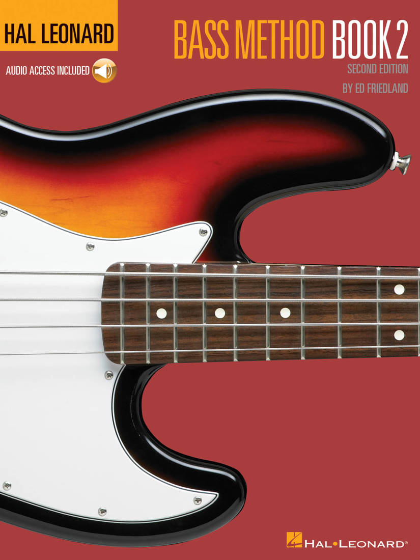 Hal Leonard Bass Method Book 2 (2nd Edition) - Friedland - Bass Guitar TAB - Book/Audio Online