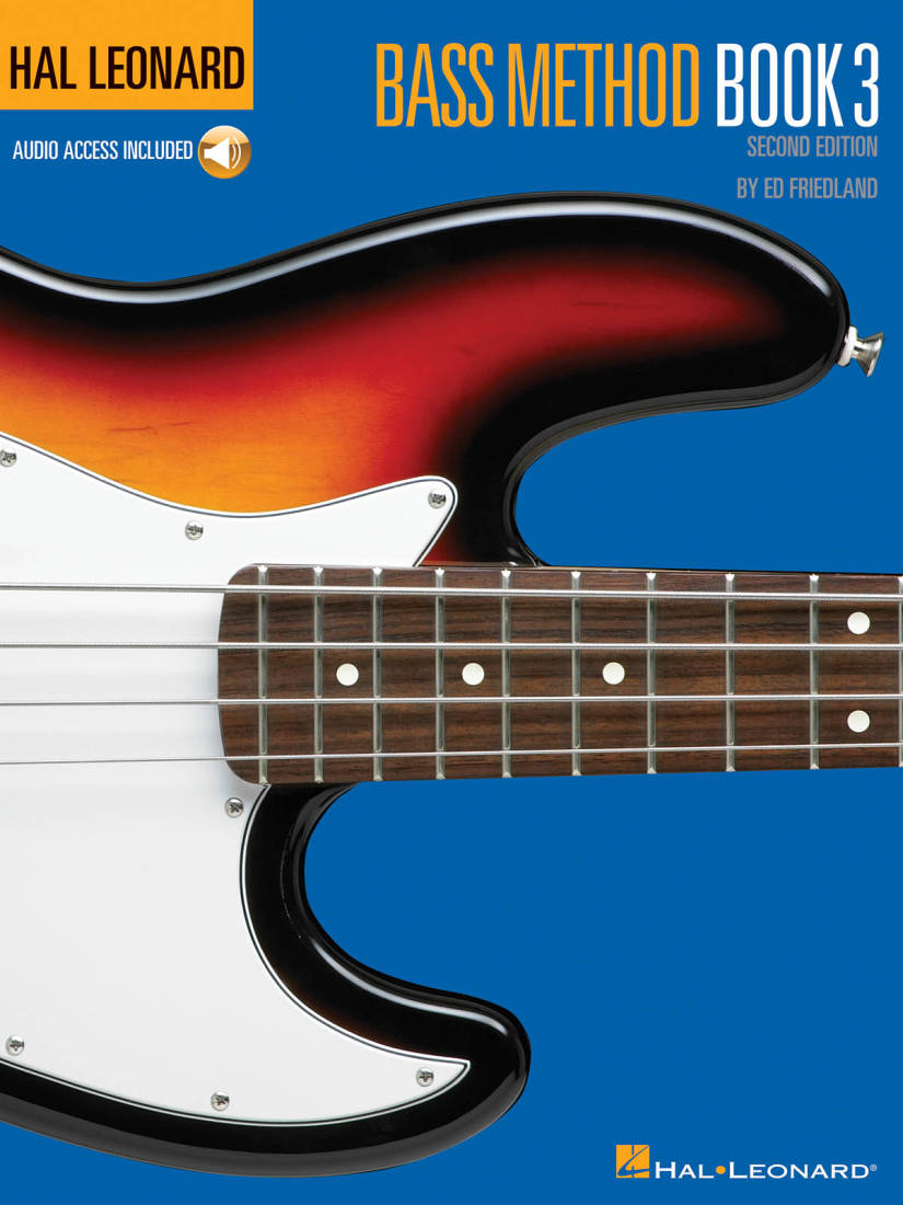 Hal Leonard Bass Method Book 3 (2nd Edition) - Friedland - Bass Guitar TAB - Book/Audio Online