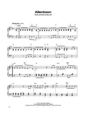 Best of Billy Joel Piano Solos - Piano - Book
