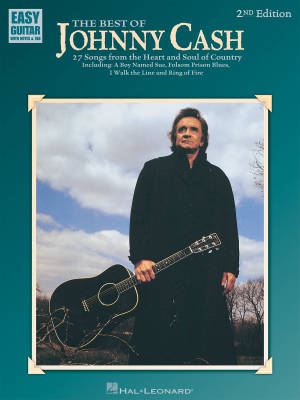 The Best of Johnny Cash (2nd Edition) - Easy Guitar TAB - Book
