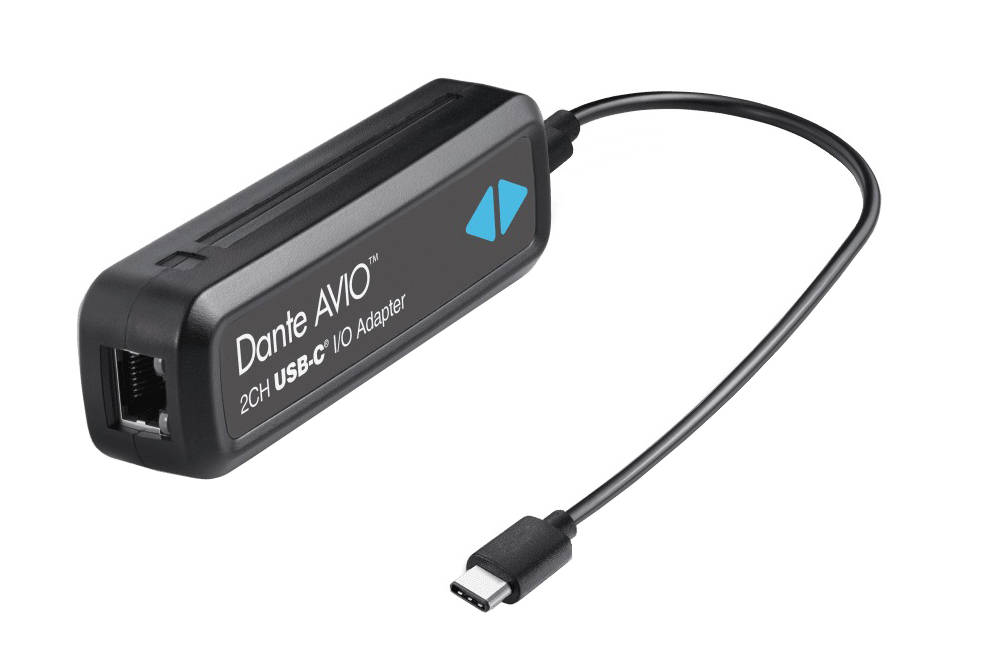 Dante AVIO 2x2 Channel USB-C Adapter