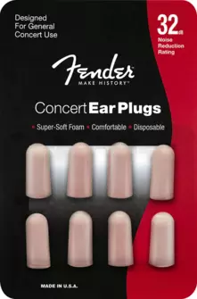 Fender - Concert Ear Plugs - 4 Sets