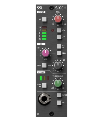 Solid State Logic - SiX Channel 500 Series Mini Channel Strip