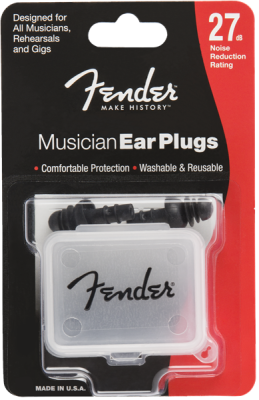 Musician Series Black Ear Plugs w/Case