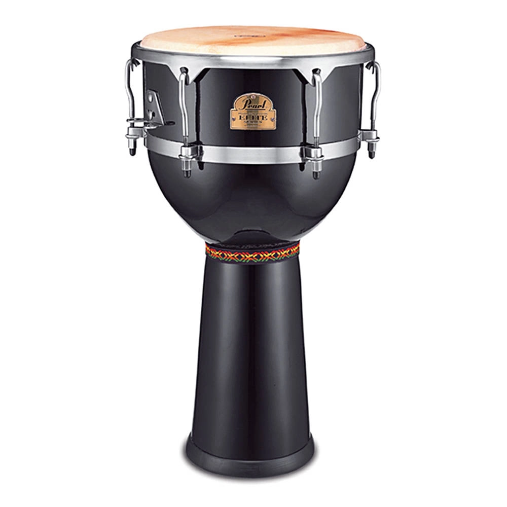 Elite Series Fiberglass Djembe - 14\'\' - Bistre Black