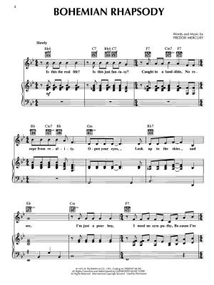 Bohemian Rhapsody - Mercury - Piano/Vocal/Guitar - Sheet Music
