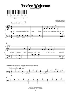 Disney Latest Movie Hits - Five Finger Piano - Book