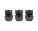No Nuts Percussion - CymRings (6 Pack) - Black