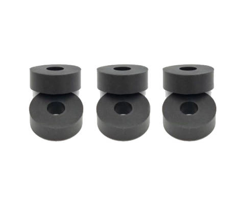 No Nuts Percussion - CymRings (6 Pack) - Black