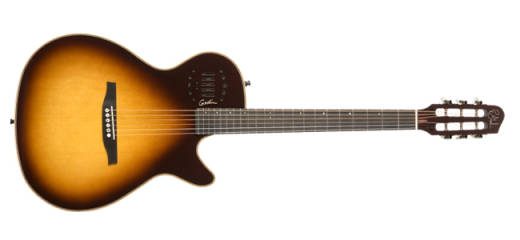 Godin Guitars - Electro-Acoustic Multiac Steel Duet Ambiance - Sunburst HG