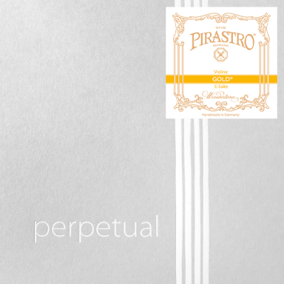 Pirastro - Ensemble de cordes pour violon 4/4 Perpetual avec en prime une corde E Gold gratuite
