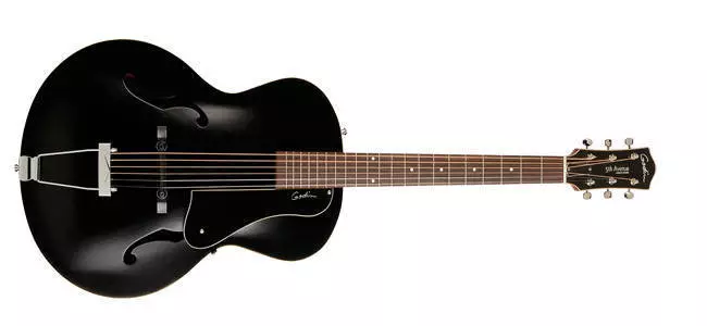 5th Avenue Archtop Acoustic Guitar - Black
