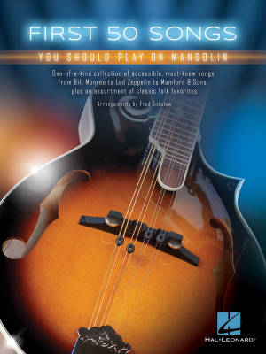 Hal Leonard - First 50 Songs You Should Play on Mandolin - Sokolow -  Book