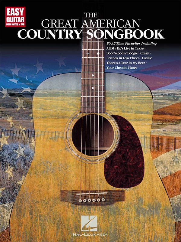 The Great American Country Songbook - Easy Guitar TAB - Book