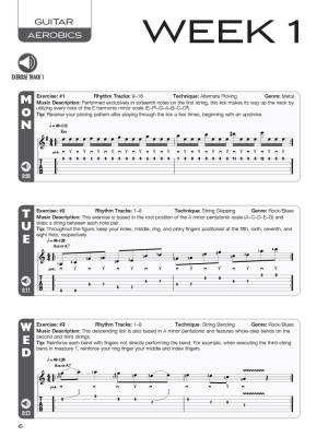 Guitar Aerobics - Nelson - Tablatures de guitare - Livre/Audio en ligne