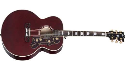 Gibson - SJ-200 Standard Acoustic/Electric Guitar - Wine Red