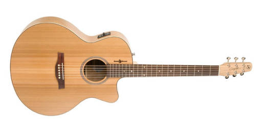 Seagull Guitars Mini Jumbo Acoustic Guitar - Natural Cherry CW SG