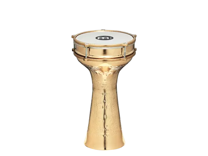 Brass Plated Copper Darbuka  - 15.5 inch