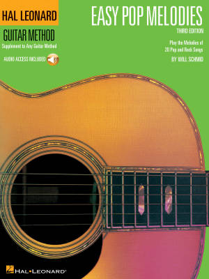 Hal Leonard - Easy Pop Melodies (Third Edition) - Guitar - Book/Audio Online