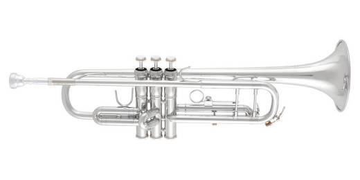 BTR201 Student Bb Trumpet with Gold-Brass Leadpipe - Silver-Plated