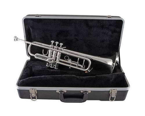 BTR201 Student Bb Trumpet with Gold-Brass Leadpipe - Silver-Plated