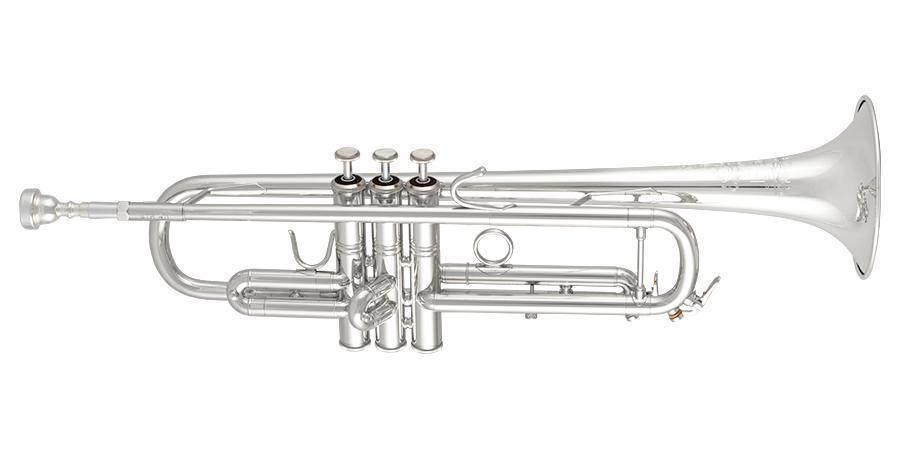 BTR411 Intermediate Bb Trumpet with .459\'\' Bore - Silver-Plated