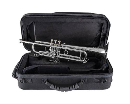 BTR411 Intermediate Bb Trumpet with .459\'\' Bore - Silver-Plated