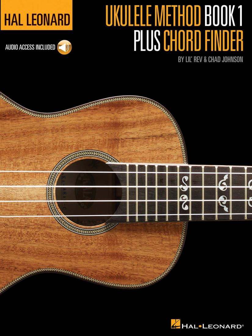 Hal Leonard Ukulele Method Book 1, Plus Chord Finder - Lil\' Rev/Johnson - Book/Audio Online