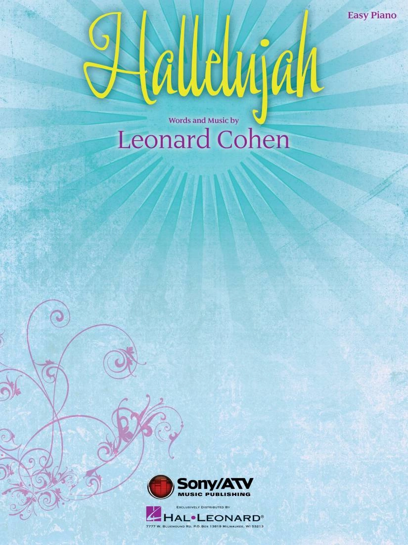 Hallelujah - Cohen - Easy Piano - Sheet Music