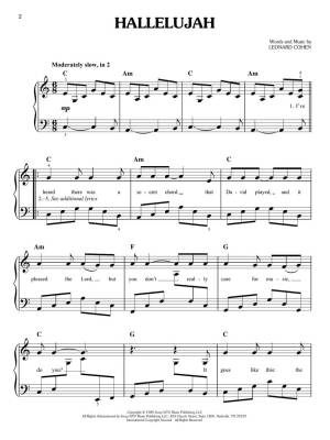 Hallelujah - Cohen - Easy Piano - Sheet Music