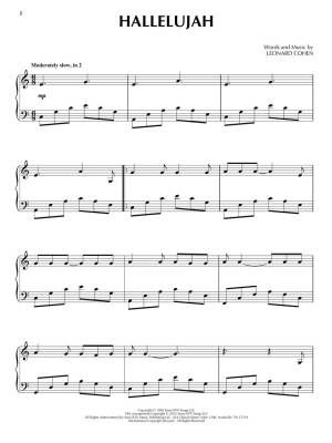 Hallelujah - Cohen - Piano - Sheet Music