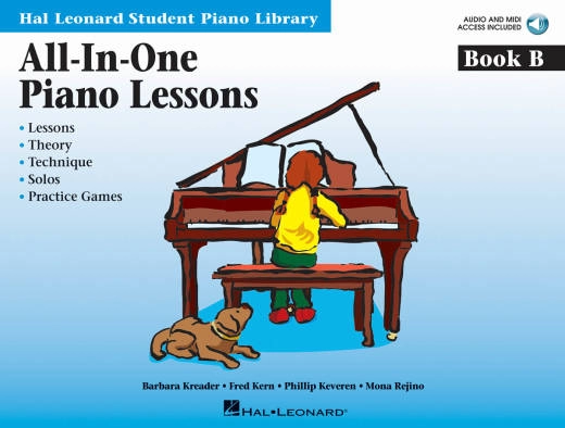 Hal Leonard - All-in-One Piano Lessons, Book B (Hal Leonard Student Piano Library) - Piano - Book/Audio Online