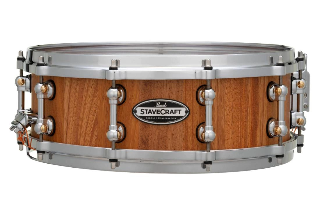 StaveCraft 14x5\'\' Makha Snare Drum, Hand-Rubbed Natural