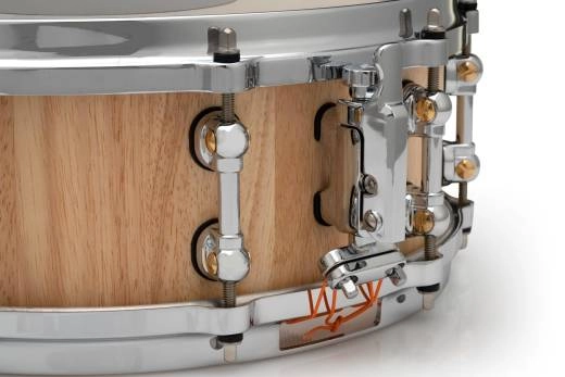 StaveCraft 14x5\'\' Thai Oak Snare Drum, Hand-Rubbed Natural