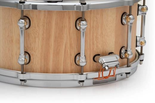 StaveCraft 14x6.5\'\' Thai Oak Snare Drum, Hand-Rubbed Natural