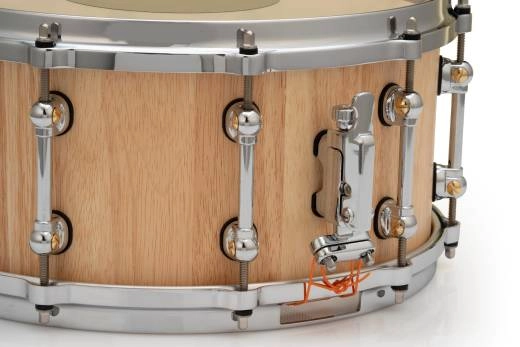 StaveCraft 14x6.5\'\' Thai Oak Snare Drum, Hand-Rubbed Natural